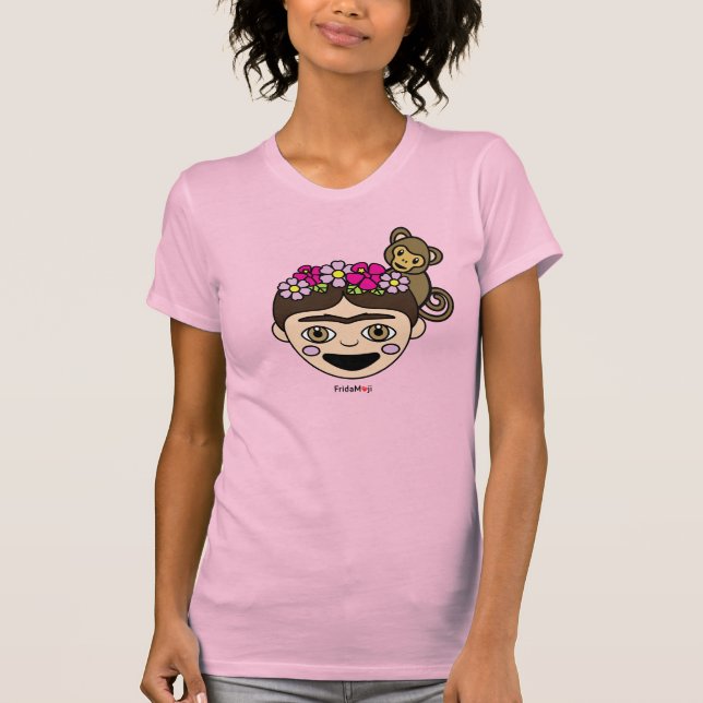 Frida Kahlo | FridaMoji - Happy Frida T-Shirt (Front)