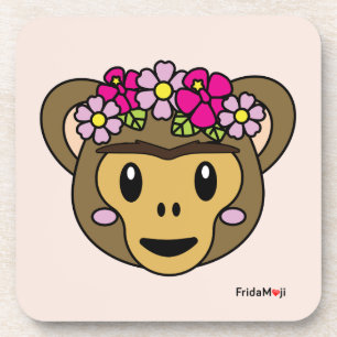 Frida Kahlo FridaMoji - Monkey Beverage Coaster