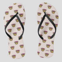 Frida Kahlo | FridaMoji - Monkey Flip Flops