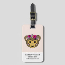 Frida Kahlo | FridaMoji - Monkey Luggage Tag