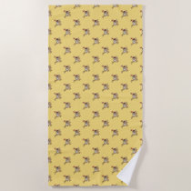 Frida Kahlo | FridaMoji - Reindeer Beach Towel