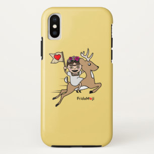 Frida Kahlo FridaMoji - Reindeer iPhone X Case