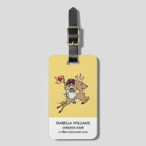 Frida Kahlo | FridaMoji - Reindeer Luggage Tag