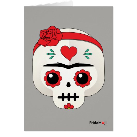 Frida Kahlo | FridaMoji - Sugar Skull Cards (Front)