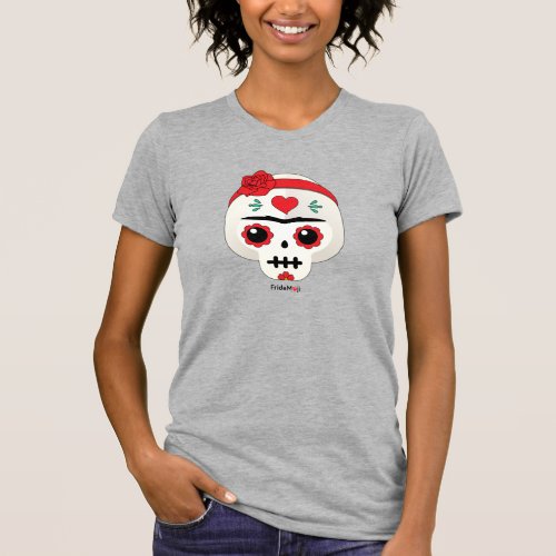 Frida Kahlo  FridaMoji _ Sugar Skull T_Shirt