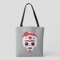 Frida Kahlo | FridaMoji - Sugar Skull Tote Bag