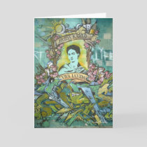 Frida Kahlo Graffiti Card