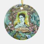Frida Kahlo Graffiti Ceramic Ornament at Zazzle