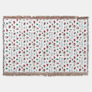Frida Kahlo Heart of Mexico Throw Blanket