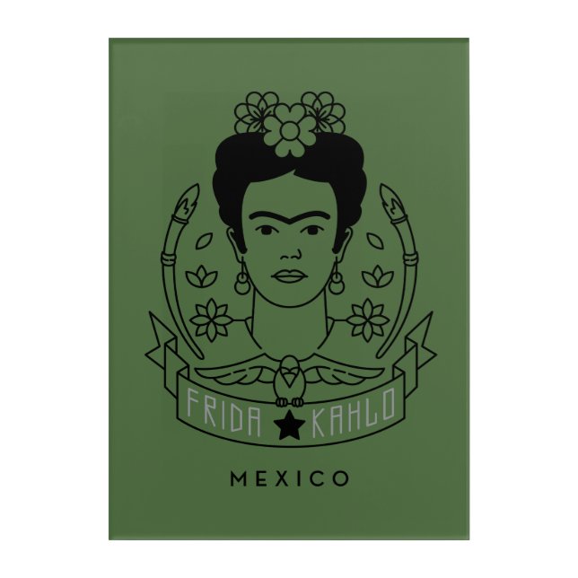 Frida Kahlo | Hero�na Acrylic Print (Front)