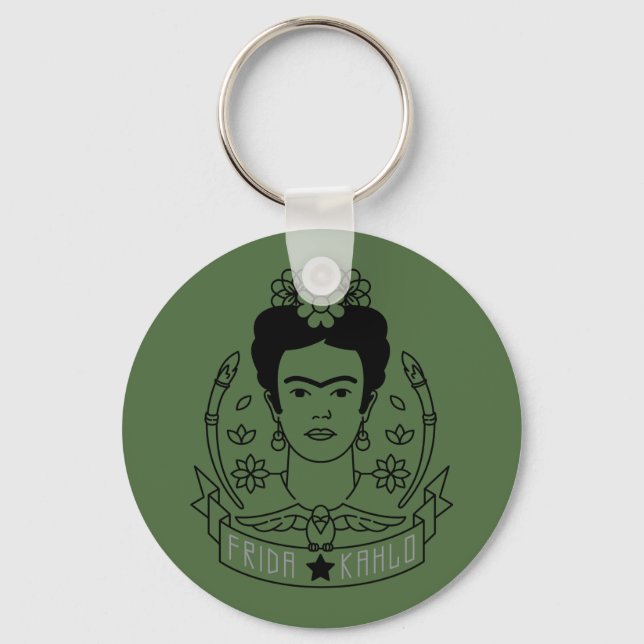 Frida Kahlo | Heroína Keychain (Front)