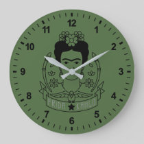Frida Kahlo | Heroína Large Clock