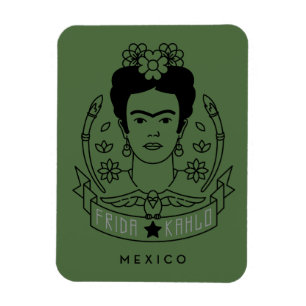 Frida Kahlo Heroína Magnet