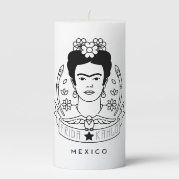 Frida Kahlo | Heroína Pillar Candle by fridakahlo at Zazzle