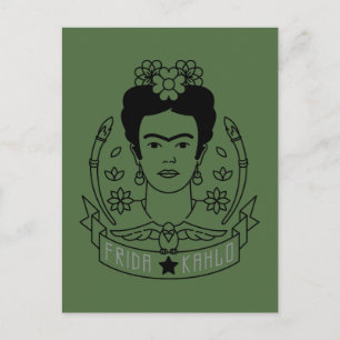 Frida Kahlo   Heroína Postcard