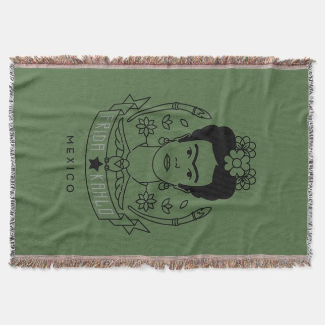 Frida Kahlo | Heroína Throw Blanket (Front)