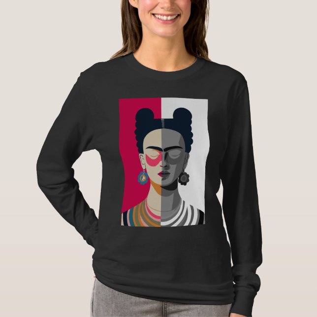 Frida Kahlo – Iconic Feminist Art  T-Shirt (Front)