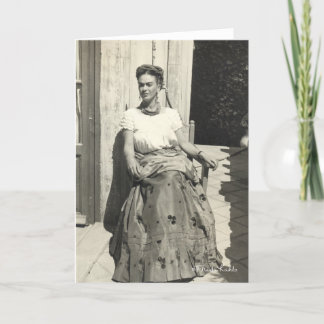Frida Kahlo in Sun Card