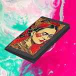 Frida Kahlo Inkpunk Elegance Trifold Wallet<br><div class="desc">Immerse yourself in the vibrant world of Frida Kahlo with our Inkpunk Elegance Trifold Wallet. Each fold opens up a new realm of artistic expression, capturing Frida's fearless spirit and your bold individuality. This isn't just an accessory; it's a daily companion that speaks to your soul, organizes your essentials, and...</div>