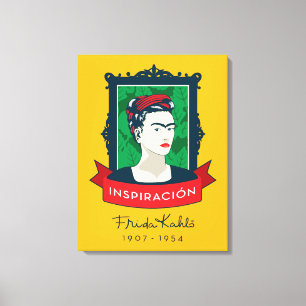 Frida Kahlo Inspiraci�n Canvas Print