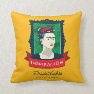 Frida Kahlo   Inspiración Throw Pillow