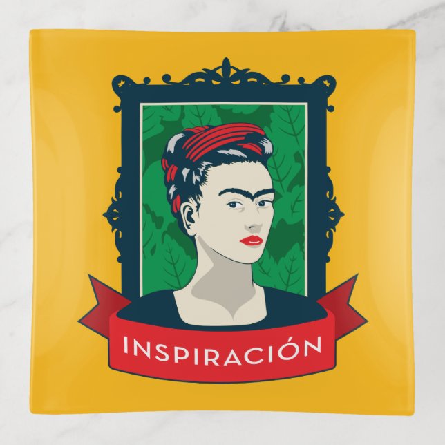 Frida Kahlo | Inspiración Trinket Tray (Front)