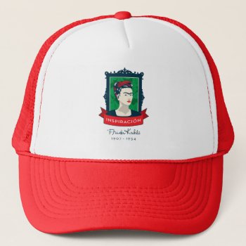 Frida Kahlo | Inspiración Trucker Hat by fridakahlo at Zazzle