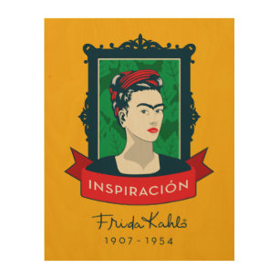 Frida Kahlo Inspiración Wood Wall Decor