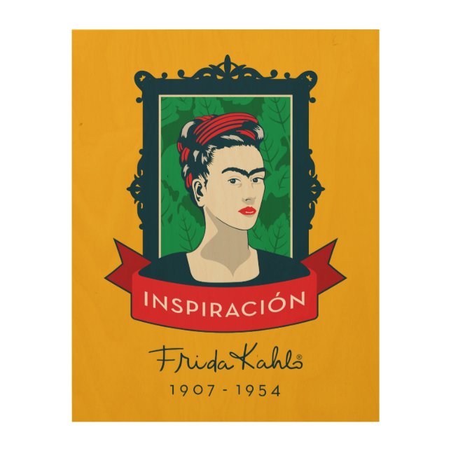 Frida Kahlo | Inspiración Wood Wall Decor (Front)