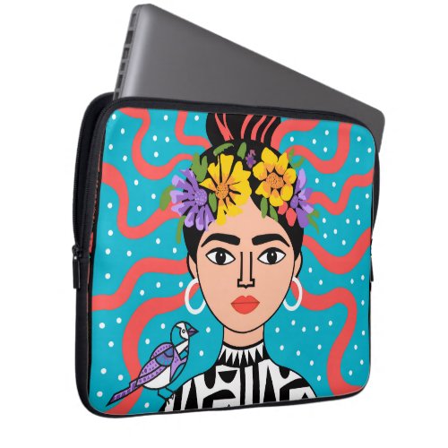 Frida Kahlo Inspired - Boho - Laptop Sleeve