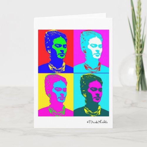 Frida Kahlo Inspired Portrait Card