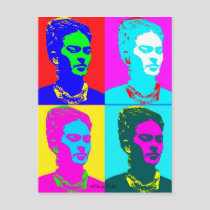 Frida Kahlo Inspired Portrait Postcard