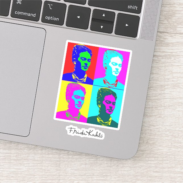 Frida Kahlo Inspired Portrait Sticker (Detail)