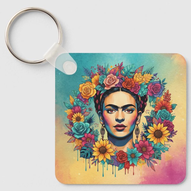 Frida Kahlo Keychain (Front)