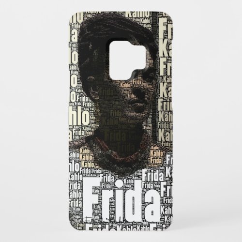 Frida Kahlo Lettering Portrait Case_Mate Samsung Galaxy S9 Case