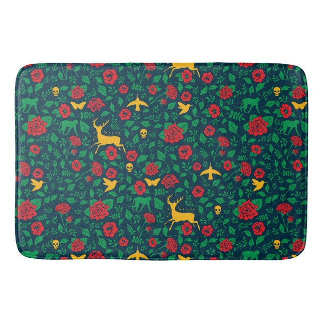 Frida Kahlo | Life Symbols Bath Mat (Front)