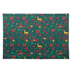 Frida Kahlo Life Symbols Placemat