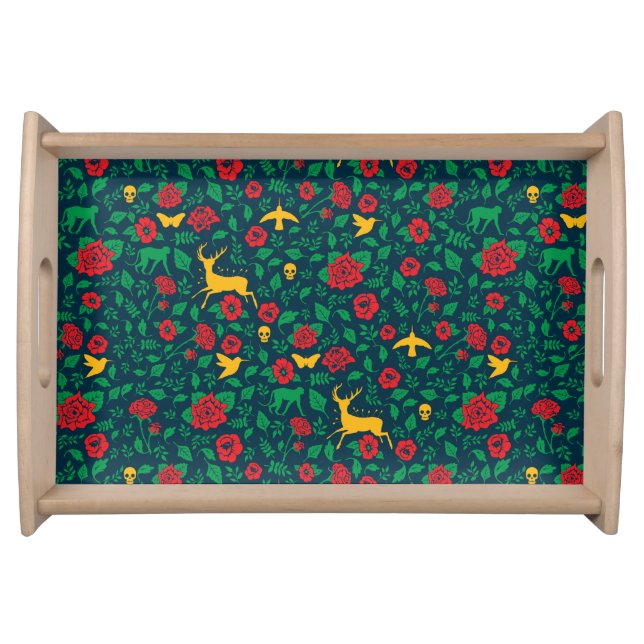 Frida Kahlo | Life Symbols Serving Tray (Front)