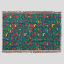 Frida Kahlo | Life Symbols Throw Blanket