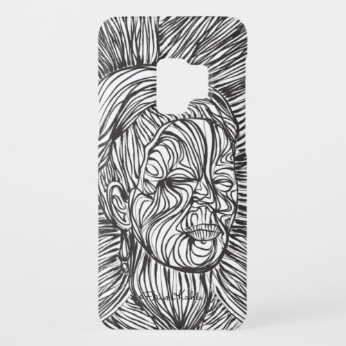 Frida Kahlo Lines Portrait Case_Mate Samsung Galaxy S9 Case