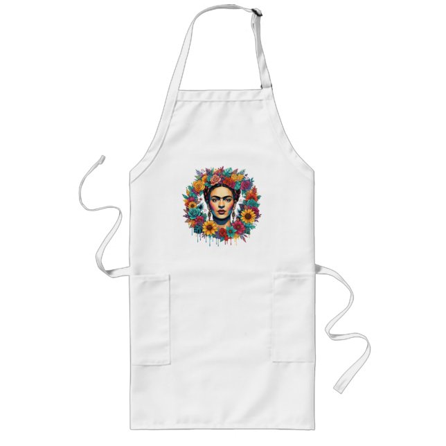 Frida Kahlo Long Apron (Front)