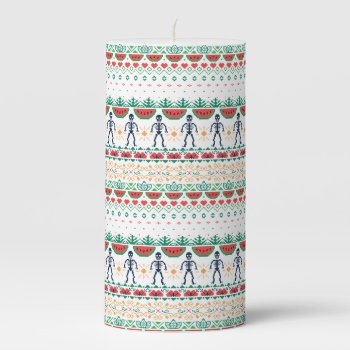 Frida Kahlo | Mexican Graphic Pillar Candle by fridakahlo at Zazzle