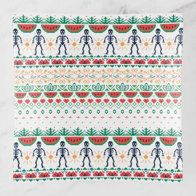 Frida Kahlo | Mexican Graphic Trinket Tray (Front)