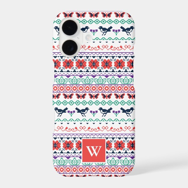 Frida Kahlo | Mexican Pattern Iphone Case (Back)