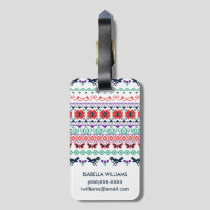 Frida Kahlo | Mexican Pattern Luggage Tag