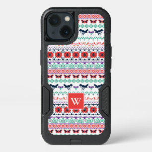 Frida Kahlo Mexican Pattern iPhone 13 Case