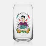 Frida Kahlo | Mi Mexico Lindo Can Glass