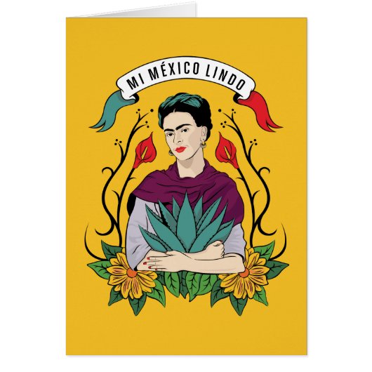 Frida Kahlo | Mi Mexico Lindo Cards (Front)