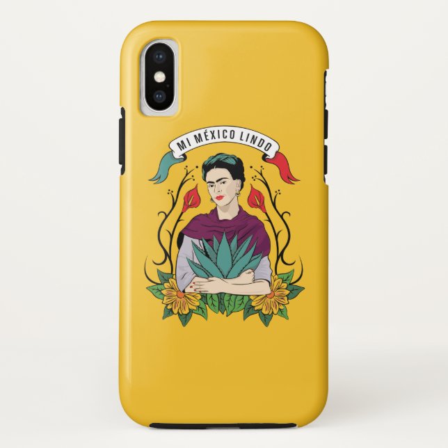 Frida Kahlo | Mi Mexico Lindo Case-Mate iPhone Case (Back)