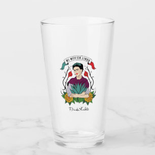 Frida Kahlo Mi Mexico Lindo Glass